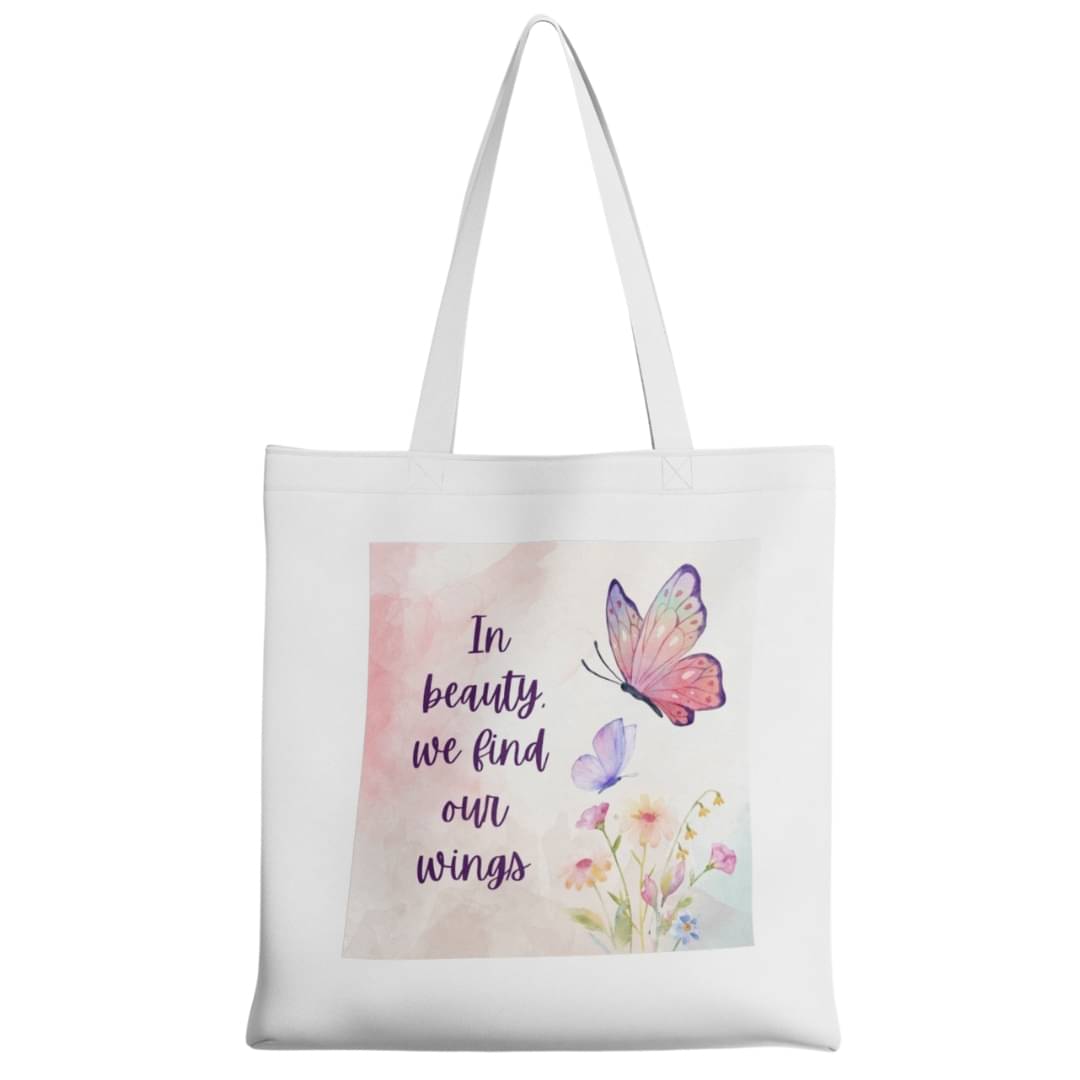     			scruntore Tote Bag Canvas Set of 1 ( White )