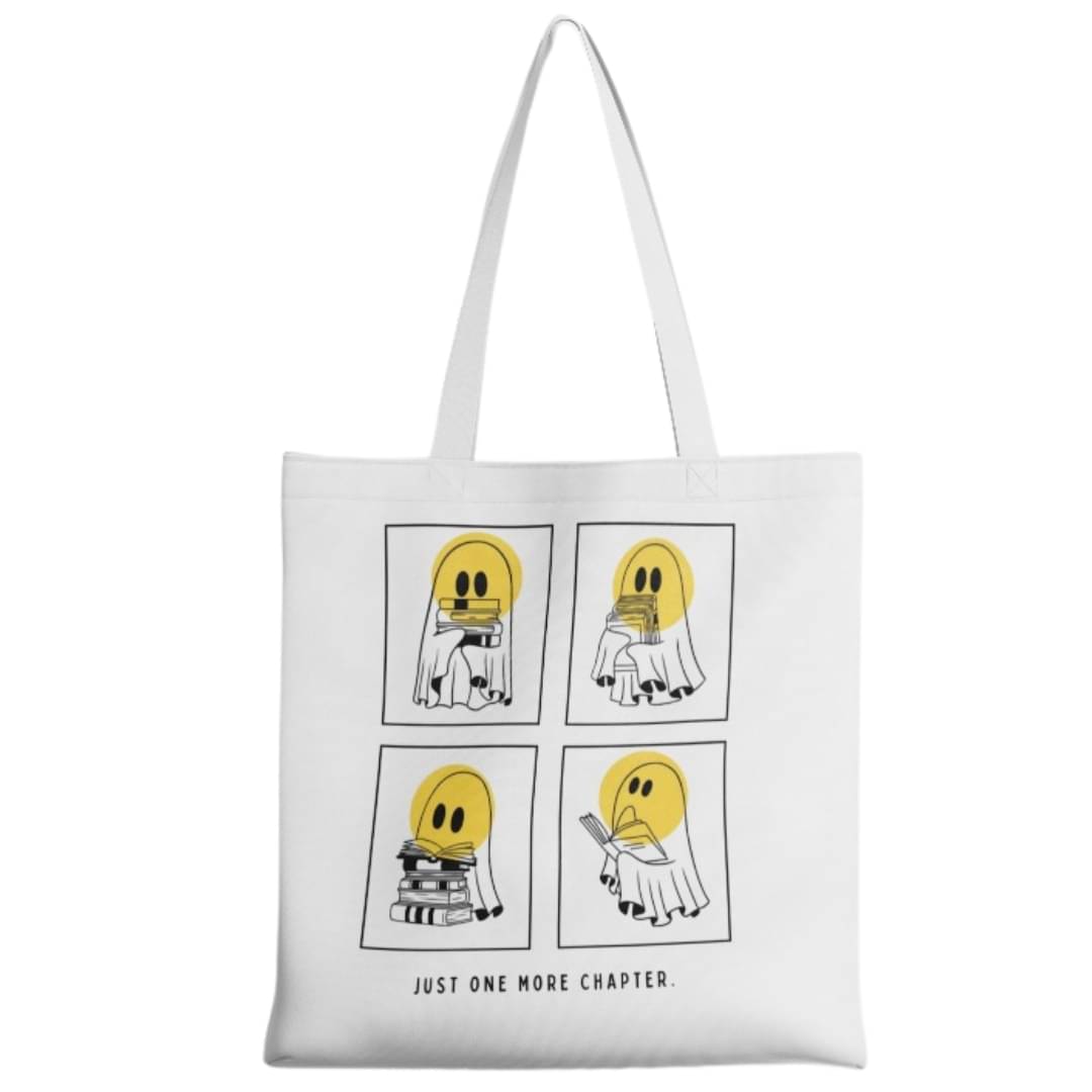     			stlyeward Tote Bag Canvas Set of 1 ( White )