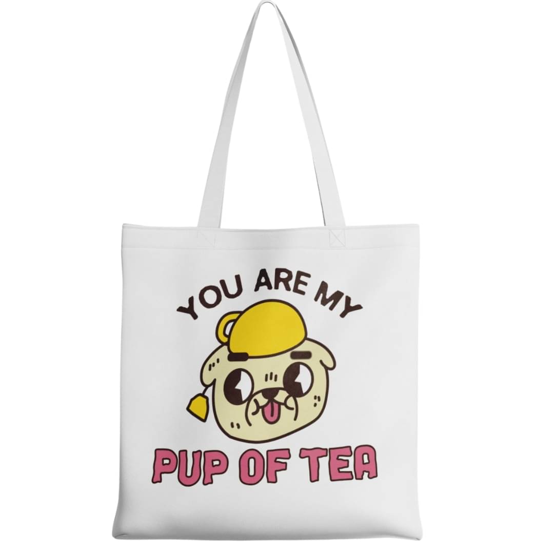     			stlyeward Tote Bag Canvas Set of 1 ( White )