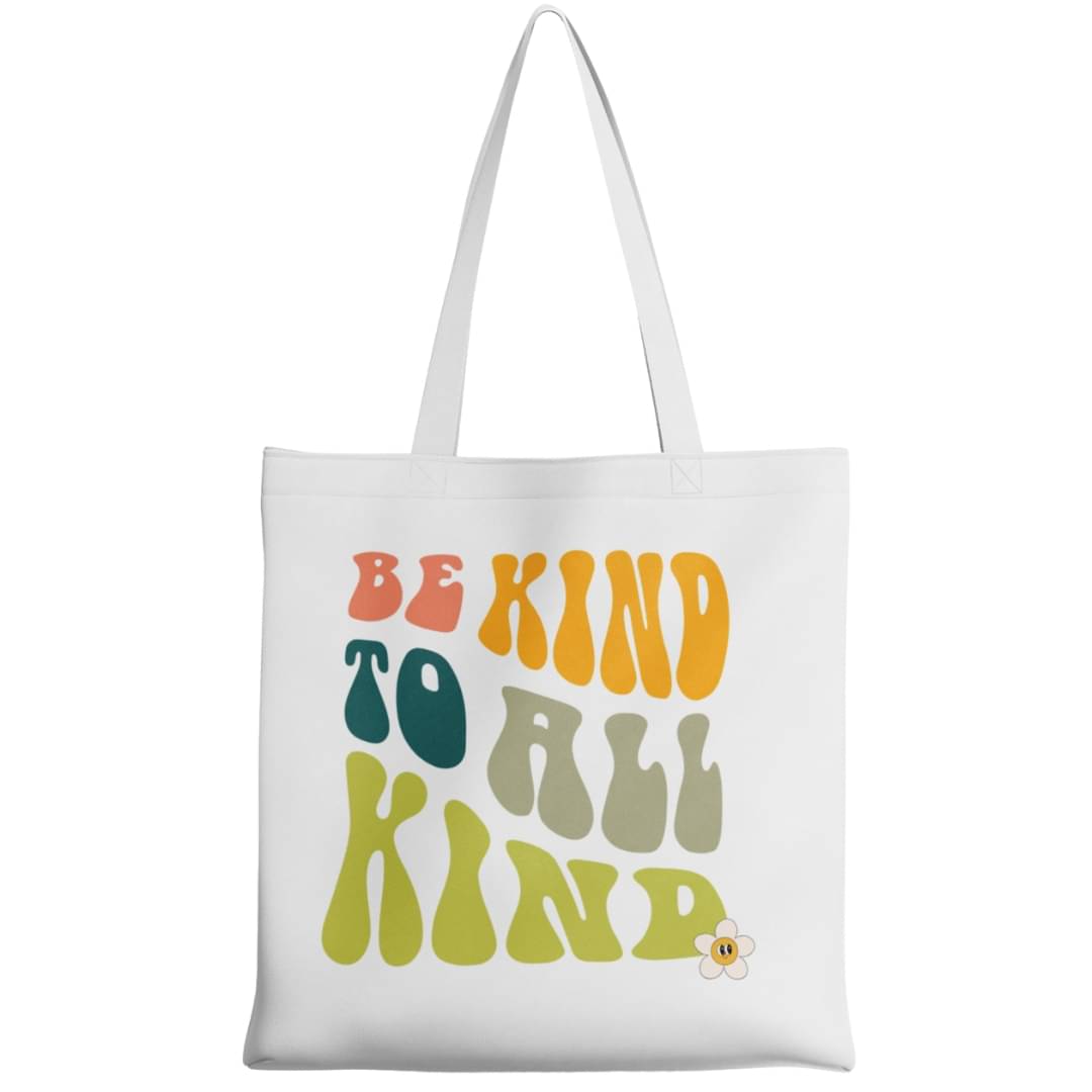     			stlyeward Tote Bag Canvas Set of 1 ( White )