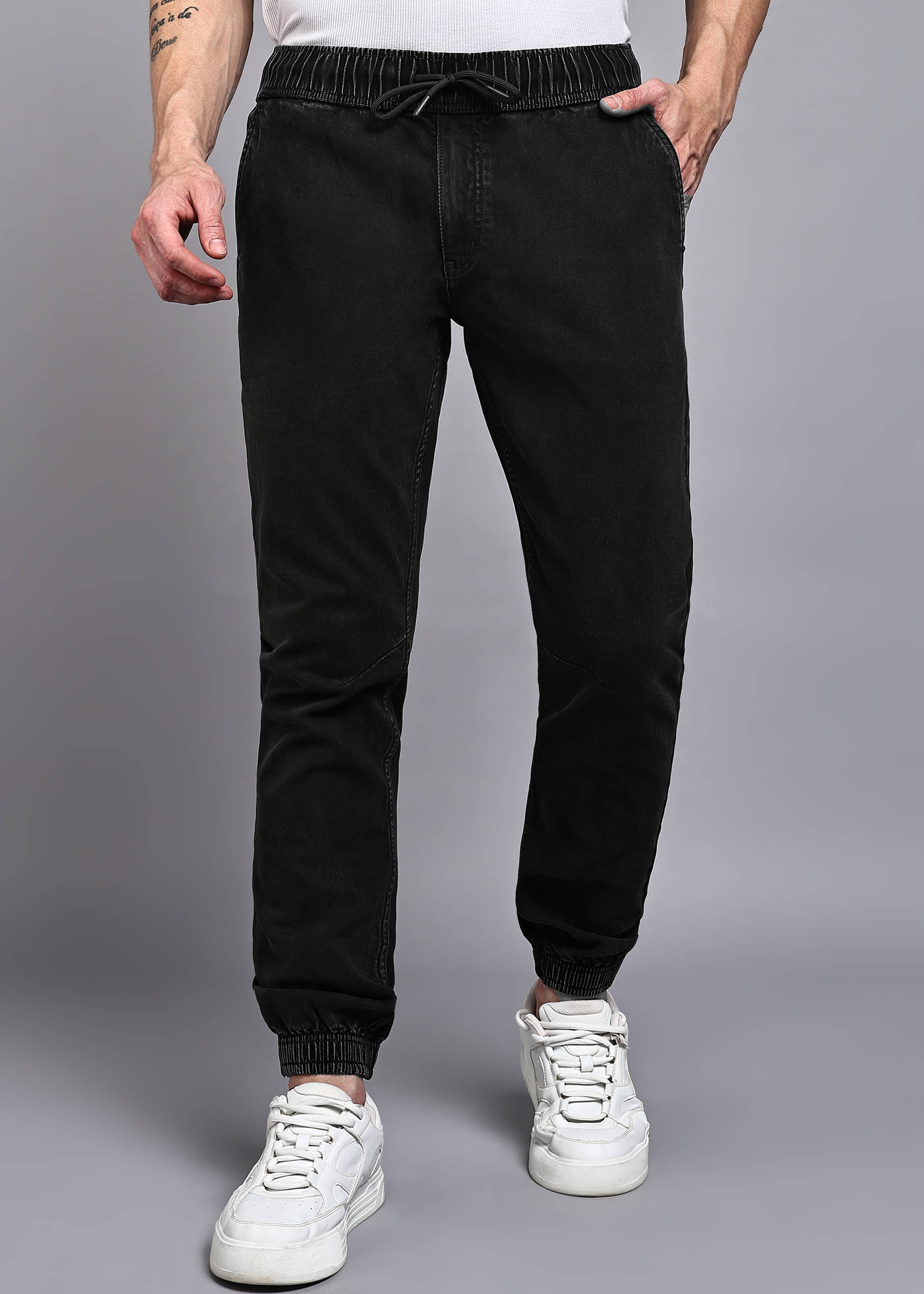 Aflash Jogger Men's Jeans - Dark Green ( Pack of 1 )     			Aflash Jogger Men's Jeans - Dark Green ( Pack of 1 )