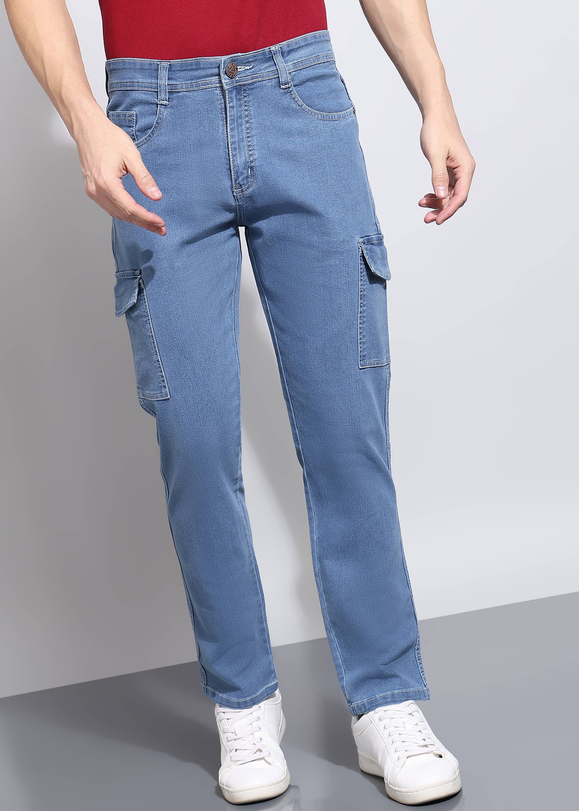 Aflash Men's Jeans - Dark Grey ( Pack of 1 ) - Jeans | Buy online on ZillyBuy