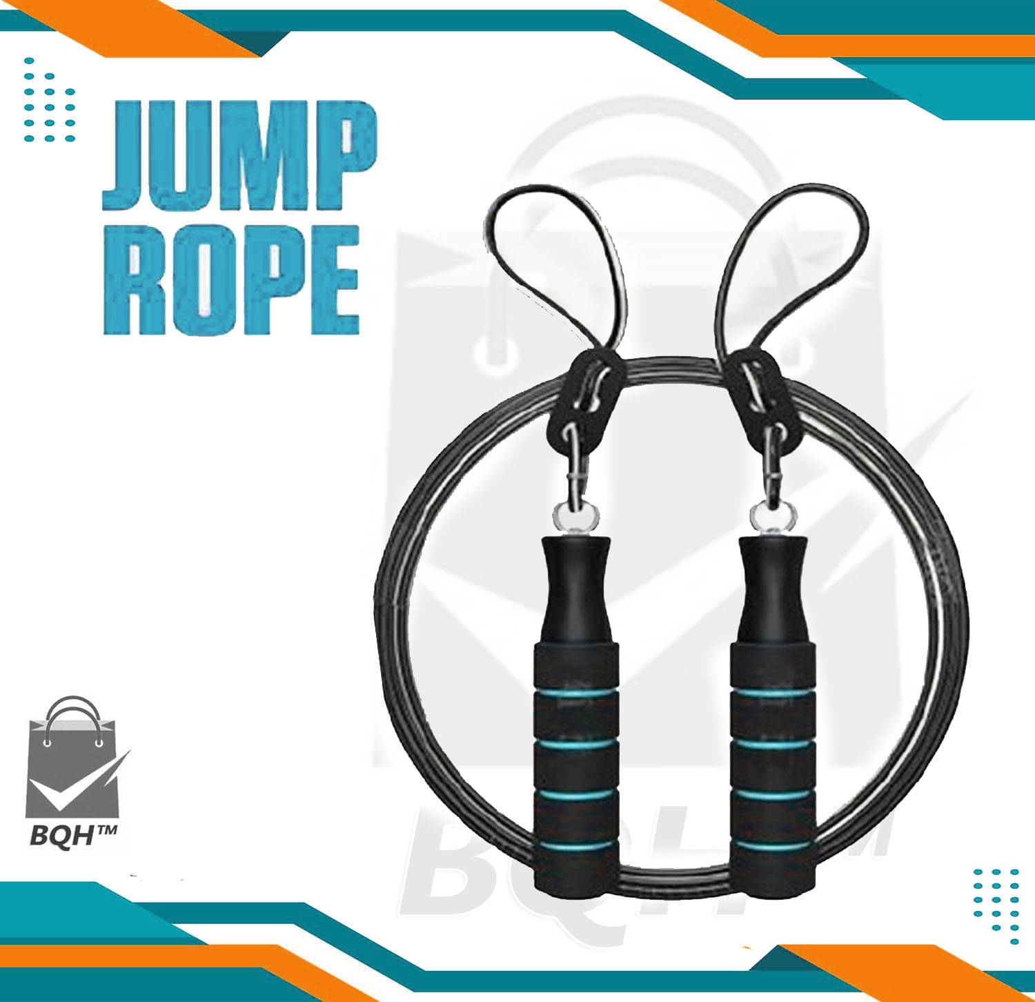     			BQH Multicolor Skipping Rope,Gym Rope ( Pack of 1 )