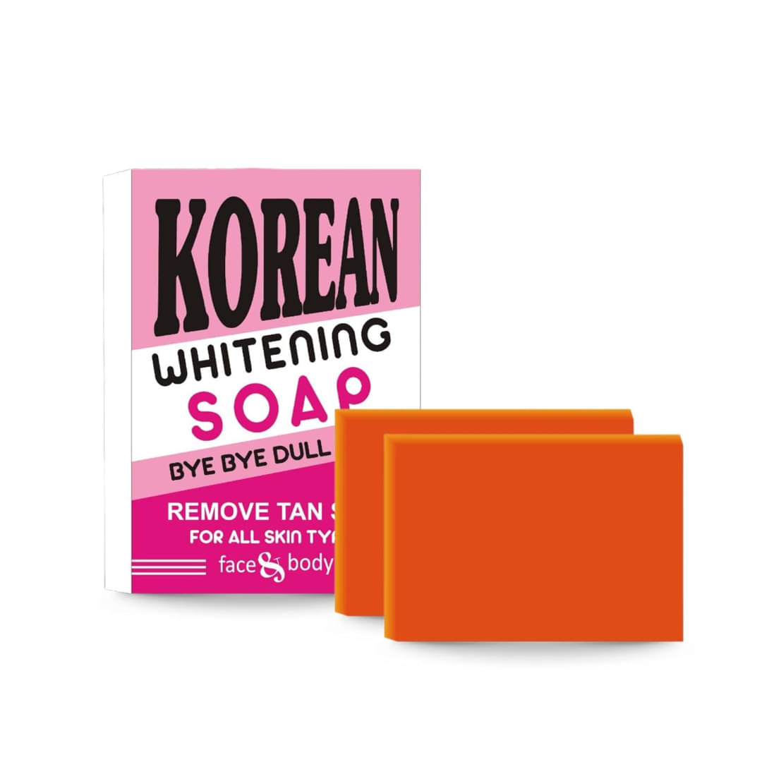 BUEWEY Beauty Korean Whitening Soap Bye TanHello Shine Soap for All Skin Type ( Pack of 2 )     			BUEWEY Beauty Korean Whitening Soap Bye TanHello Shine Soap for All Skin Type ( Pack of 2 )