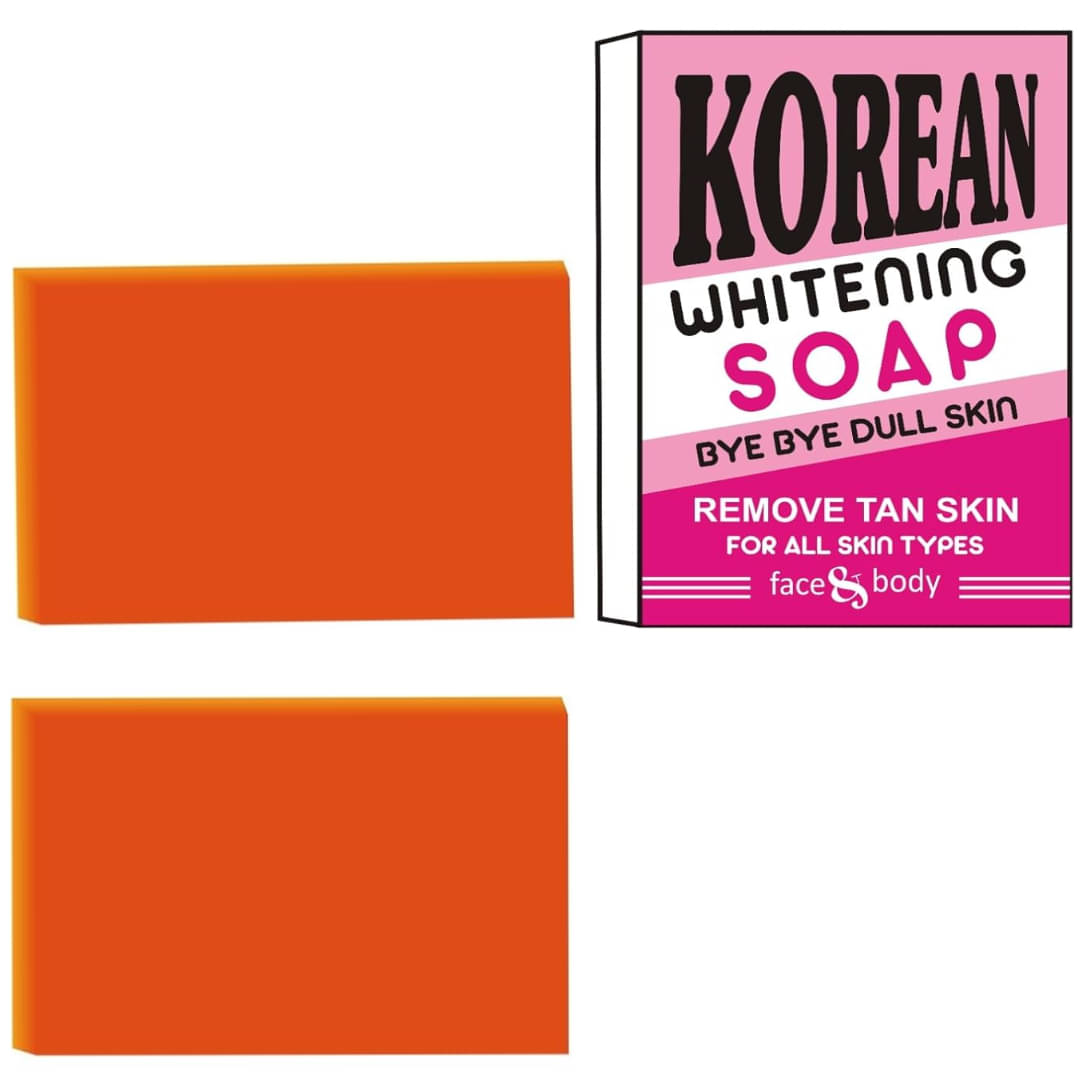 BUEWEY Beauty Korean Whitening Soap Bye TanHello Shine Soap for All Skin Type ( Pack of 2 )     			BUEWEY Beauty Korean Whitening Soap Bye TanHello Shine Soap for All Skin Type ( Pack of 2 )