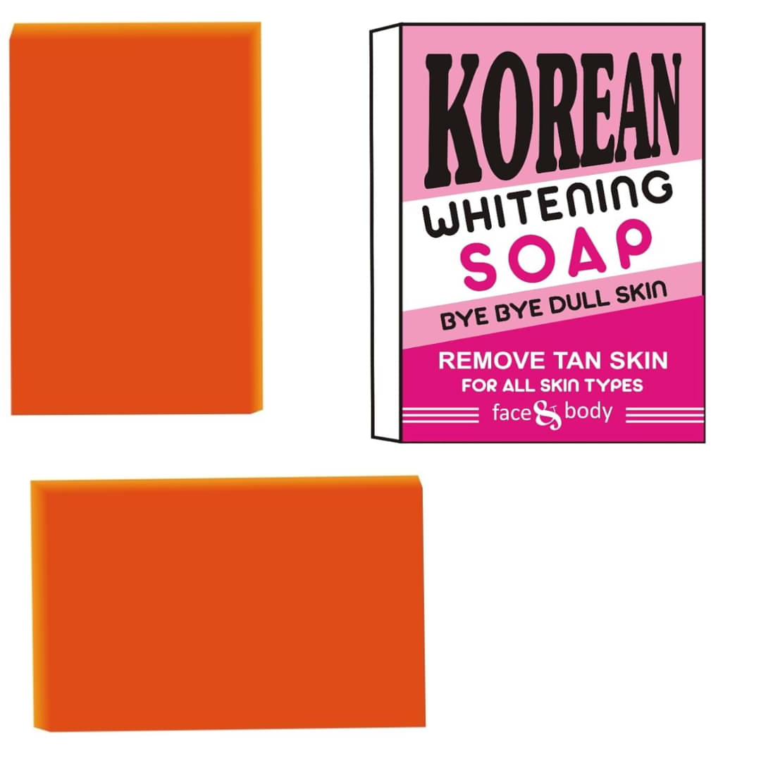 BUEWEY Beauty Korean Whitening Soap Bye TanHello Shine Soap for All Skin Type ( Pack of 2 )     			BUEWEY Beauty Korean Whitening Soap Bye TanHello Shine Soap for All Skin Type ( Pack of 2 )