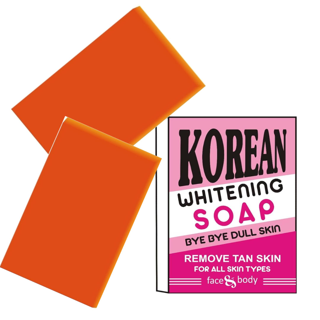 BUEWEY Beauty Korean Whitening Soap Bye TanHello Shine Soap for All Skin Type ( Pack of 2 )     			BUEWEY Beauty Korean Whitening Soap Bye TanHello Shine Soap for All Skin Type ( Pack of 2 )