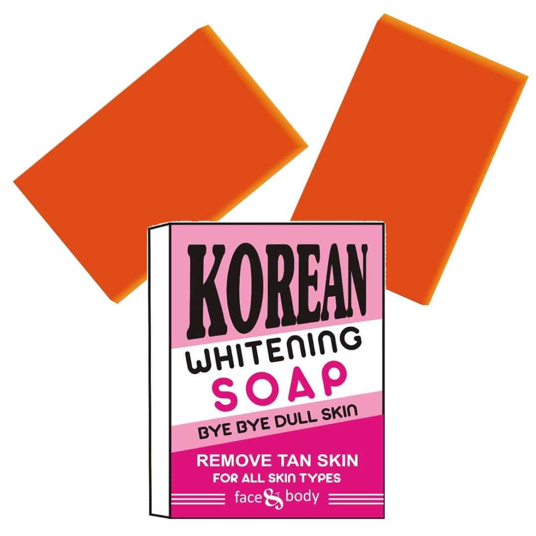 BUEWEY Beauty Korean Whitening Soap Bye TanHello Shine Soap for All Skin Type ( Pack of 2 )     			BUEWEY Beauty Korean Whitening Soap Bye TanHello Shine Soap for All Skin Type ( Pack of 2 )