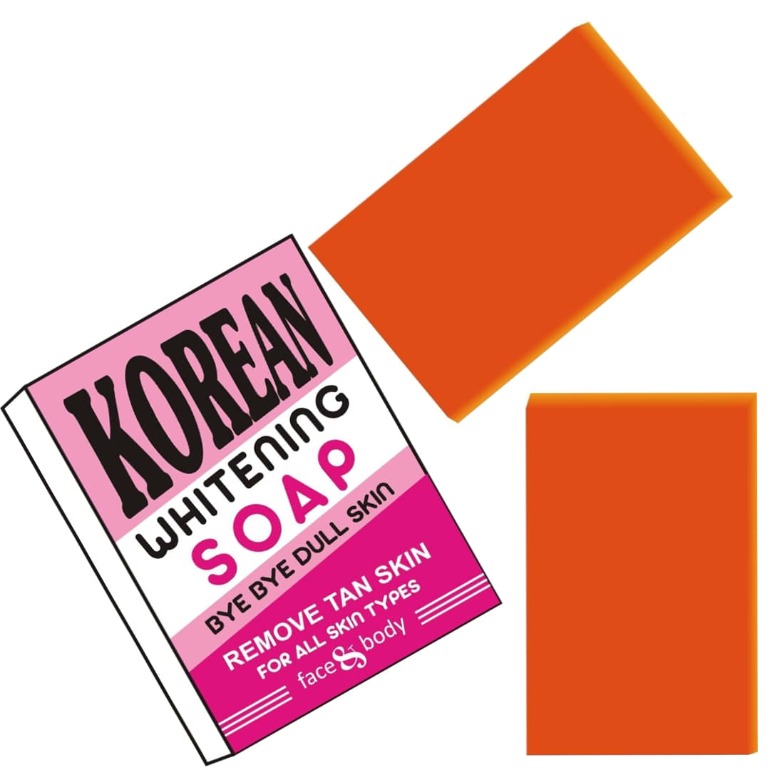 BUEWEY Beauty Korean Whitening Soap Bye TanHello Shine Soap for All Skin Type ( Pack of 2 )     			BUEWEY Beauty Korean Whitening Soap Bye TanHello Shine Soap for All Skin Type ( Pack of 2 )