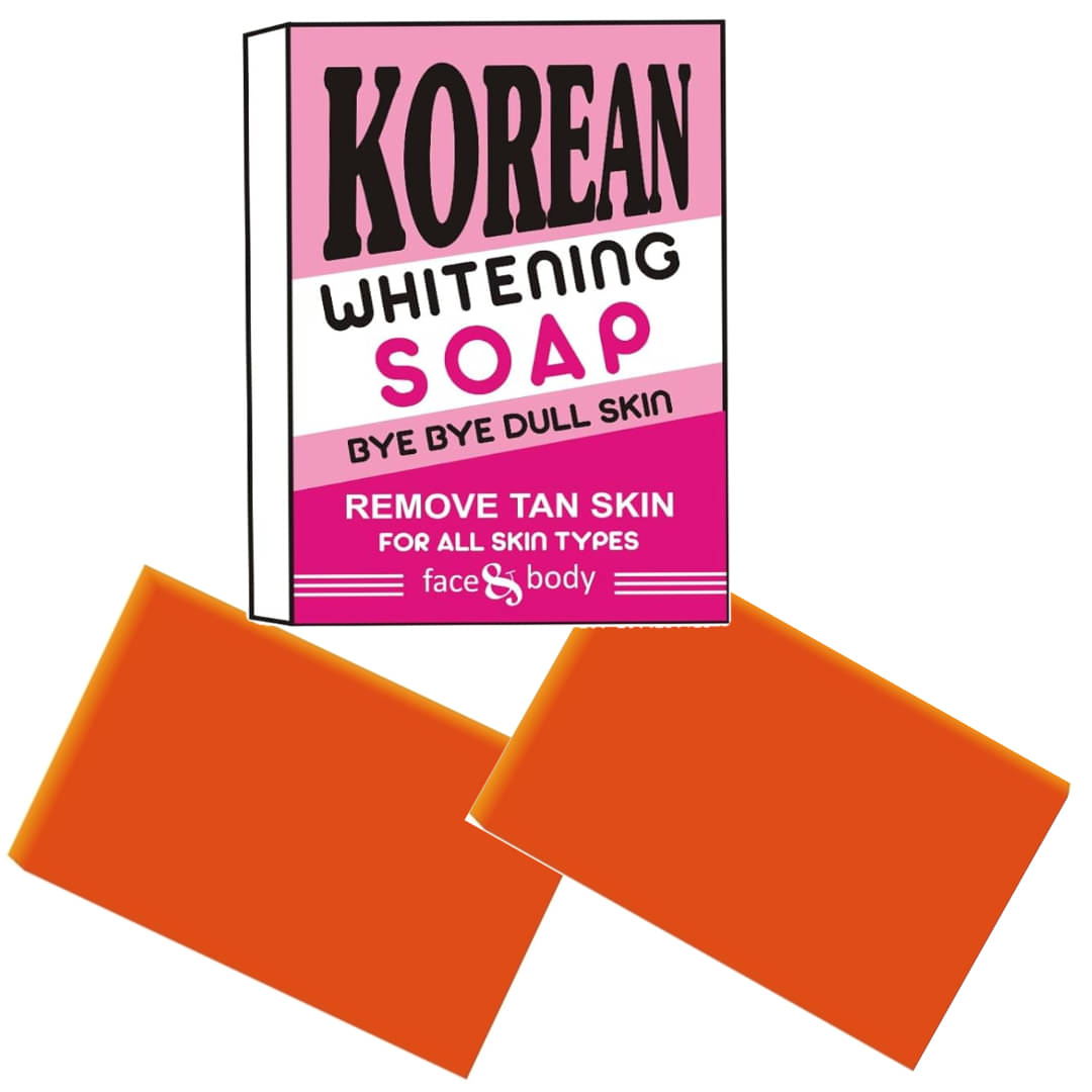 BUEWEY Beauty Korean Whitening Soap Bye TanHello Shine Soap for All Skin Type ( Pack of 2 )     			BUEWEY Beauty Korean Whitening Soap Bye TanHello Shine Soap for All Skin Type ( Pack of 2 )
