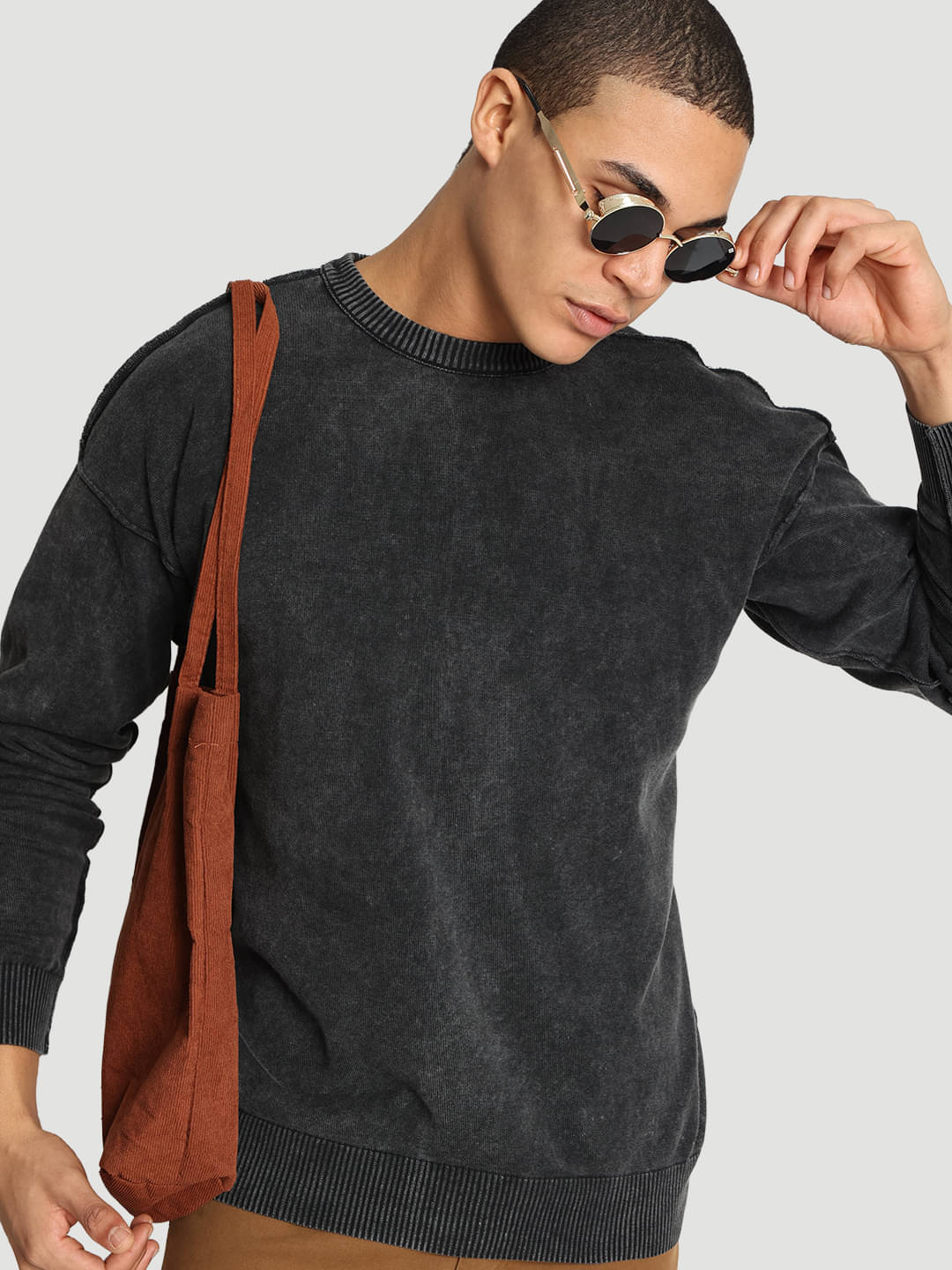     			Bene Kleed Cotton Round Neck Men's Full Sleeves Pullover Sweater - Black ( Pack of 1 )