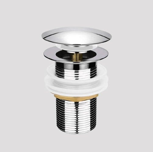 COSSIMO Brass & Stainless Steel 3-Inch Pop up Silver Glossy Waste Coupling for Wash Basin | 32 MM Full Thread Waste Coupling For Basin (Pack of 1) COSSIMO Brass & Stainless Steel 3-Inch Pop up Silver Glossy Waste Coupling for Wash Basin | 32 MM Full Thread Waste Coupling For Basin (Pack of 1)