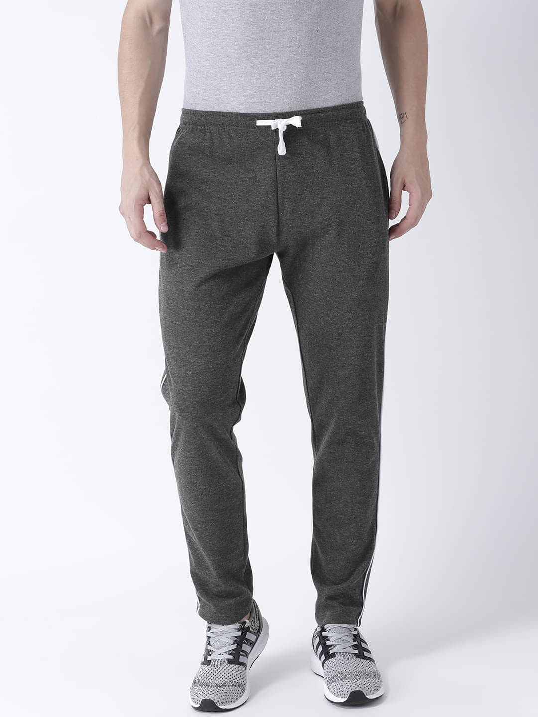 Club York Grey Cotton Blend Men's Trackpants ( Pack of 1 ) Club York Grey Cotton Blend Men's Trackpants ( Pack of 1 )