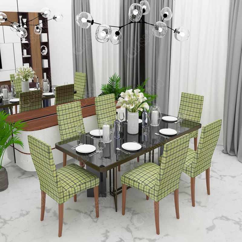     			Dream Care 2 Seater Polyester Chair Cover ( Pack of 1 )