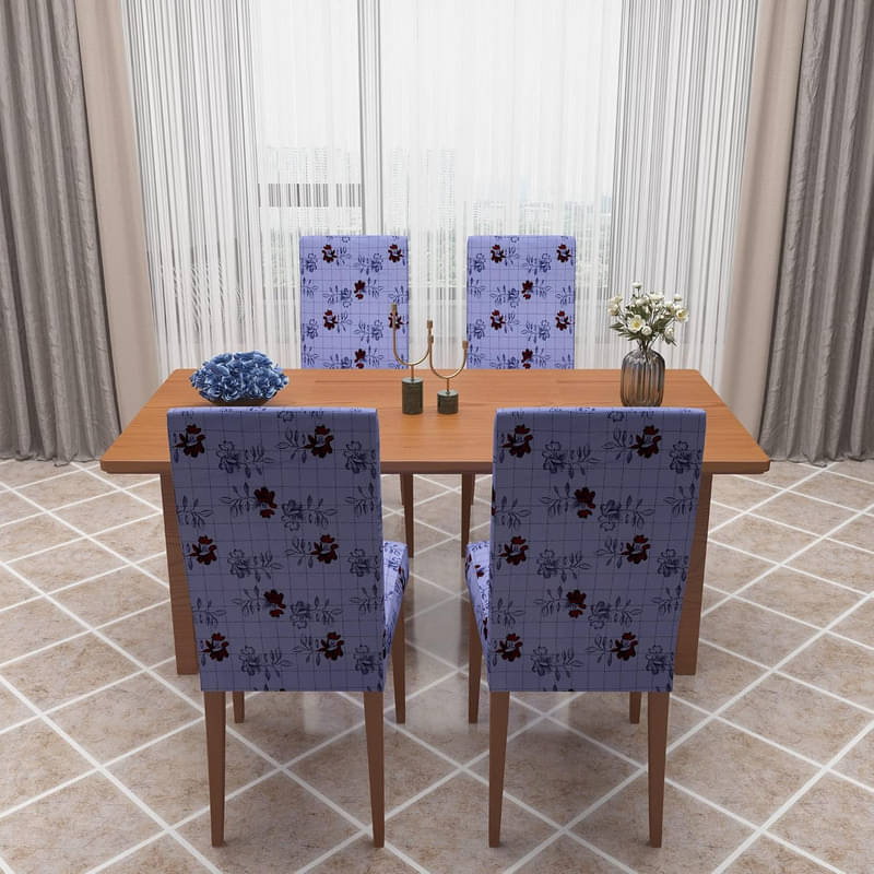     			Dream Care 4 Seater Polyester Chair Cover ( Pack of 1 )