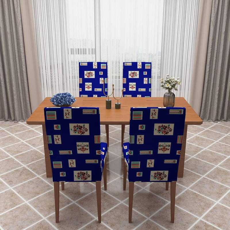     			Dream Care 4 Seater Polyester Chair Cover ( Pack of 1 )