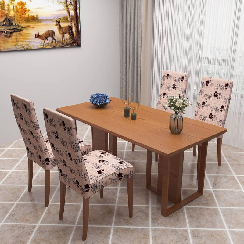     			Dream Care 4 Seater Polyester Chair Cover ( Pack of 1 )