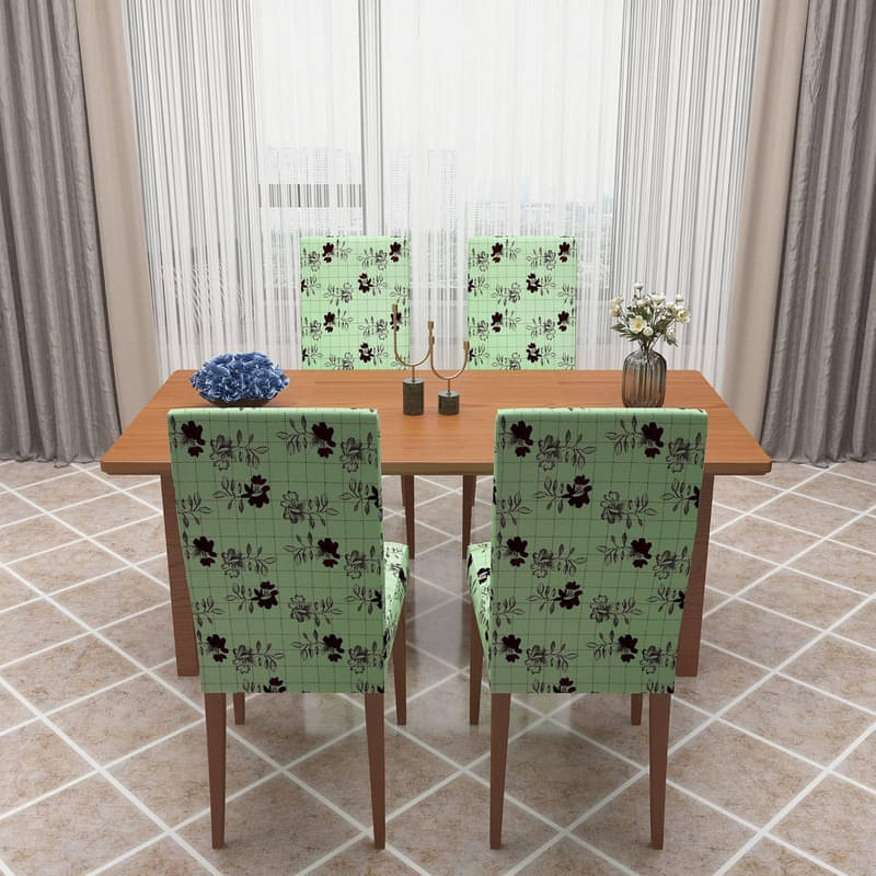     			Dream Care 4 Seater Polyester Chair Cover ( Pack of 1 )