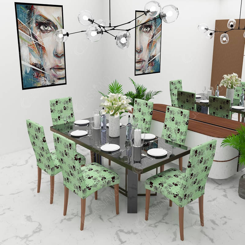     			Dream Care 4 Seater Polyester Chair Cover ( Pack of 1 )