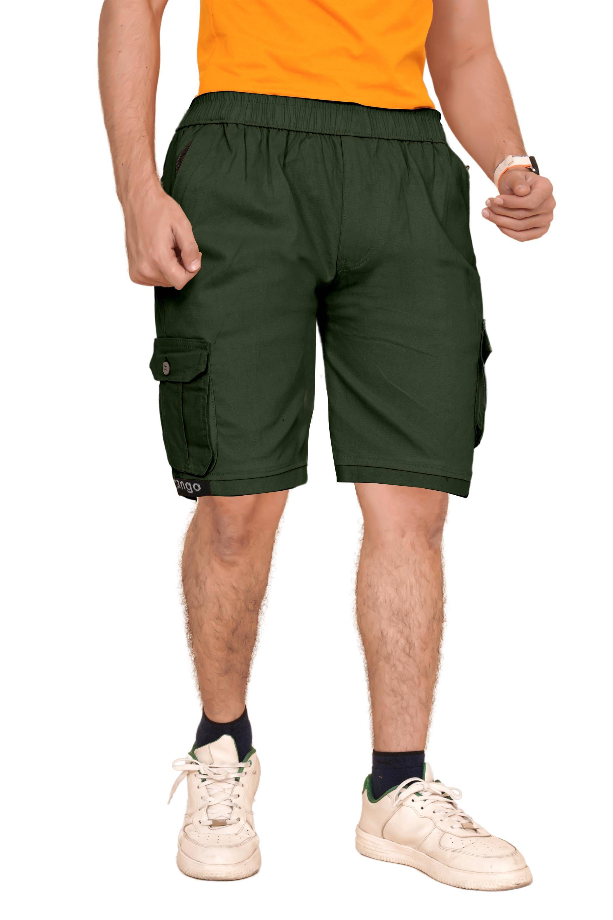     			Ethnic trove Green Cotton Blend Men's Cargos ( Pack of 1 )