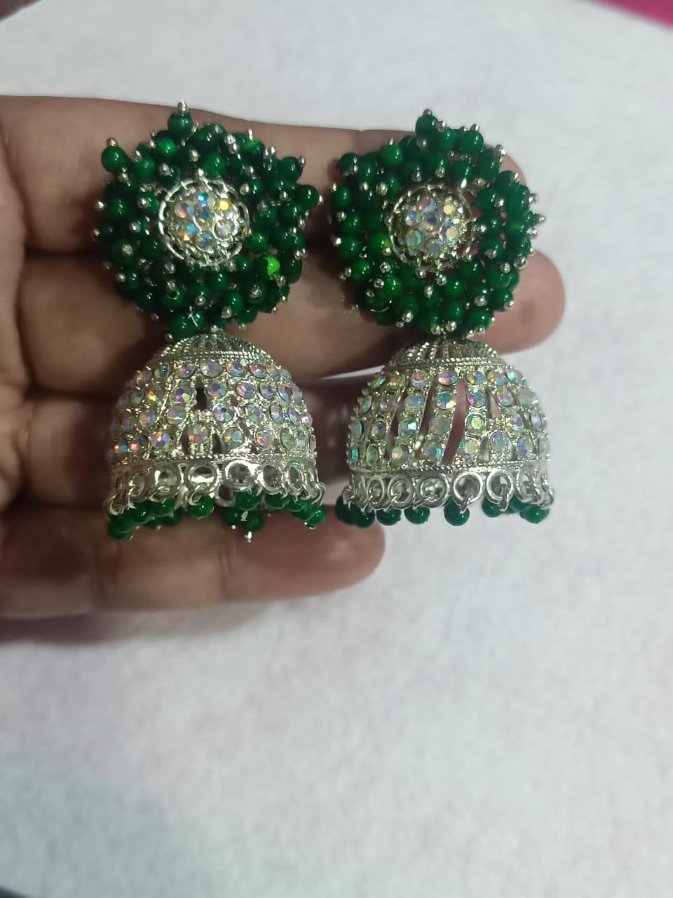     			FASHION GALAXY STORE Black Jhumki Earrings ( Pack of 1 )