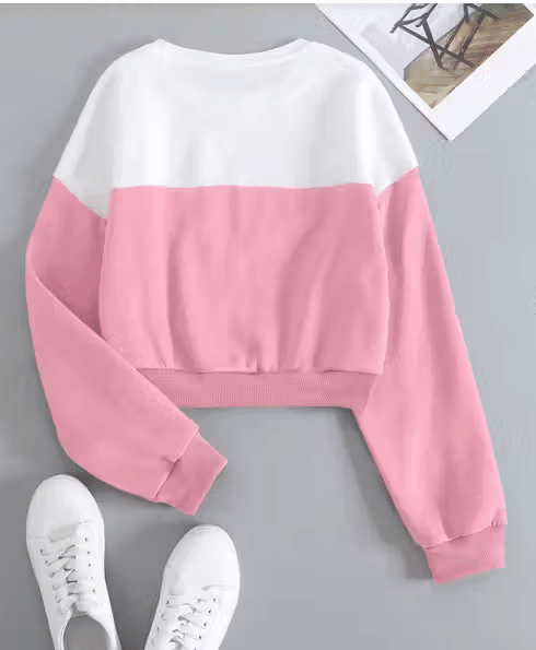     			Generic KUNZ COLLECTION Women Woollen Round Neck Sweatshirt For Light Winters ( Pink )