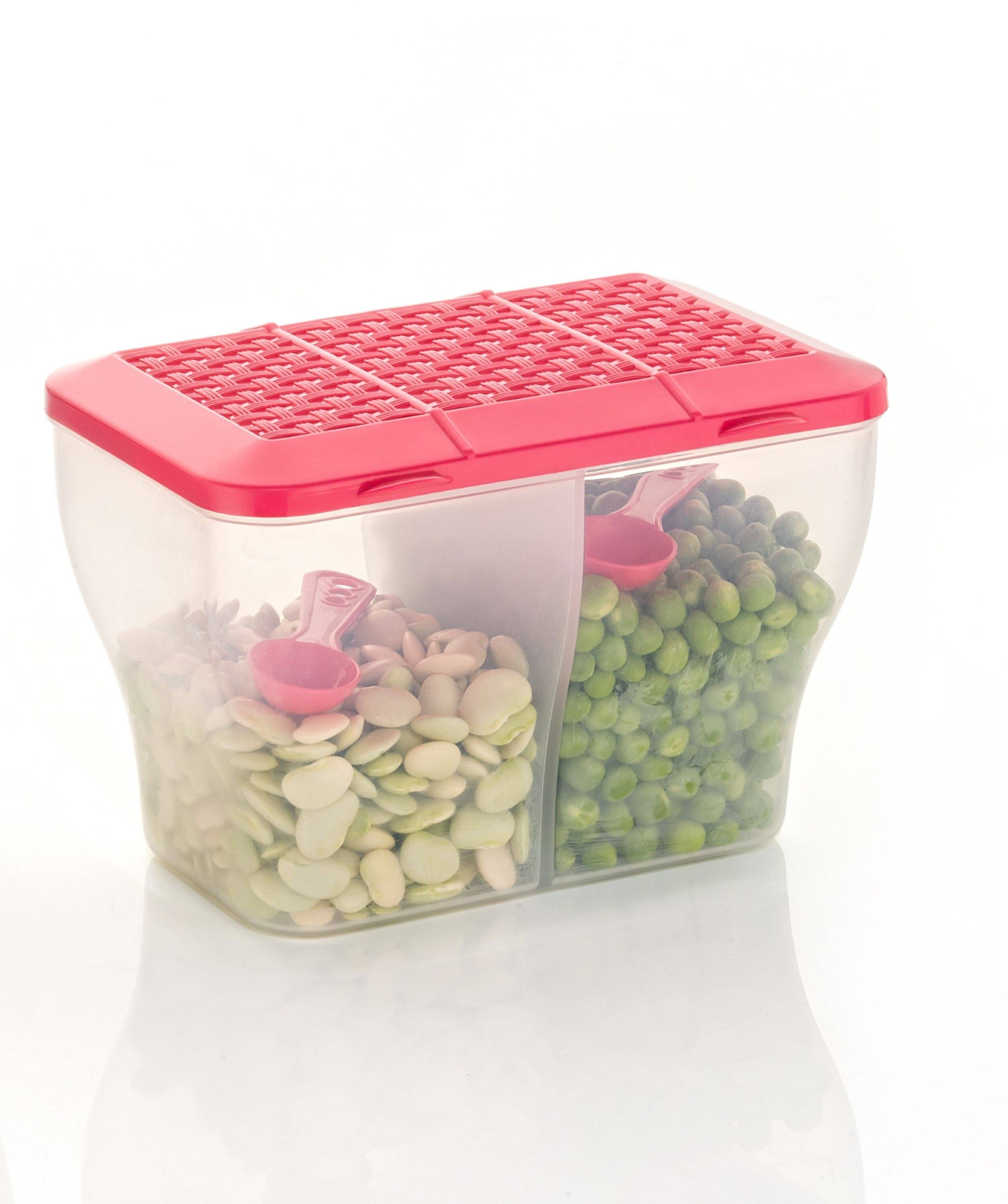     			HASHONE Plastic Pink Food Container ( Set of 1 )