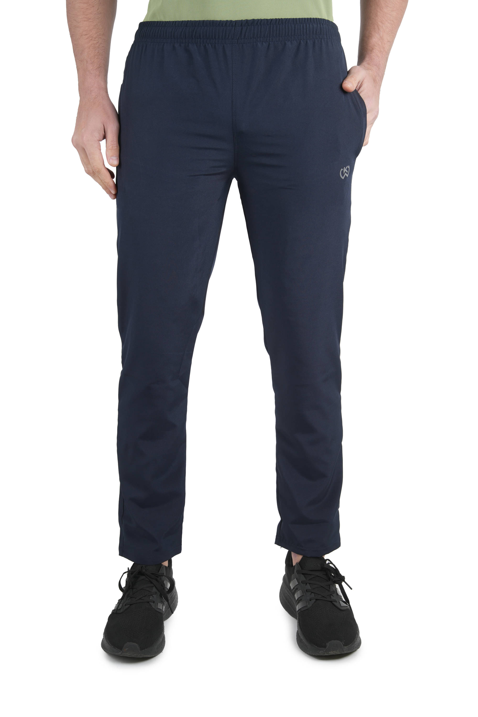     			KWINGS Navy Lycra Men's Trackpants ( Pack of 1 )