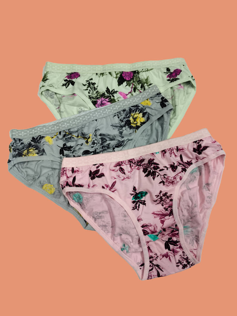 Ladyland Polyester Hipster ( Multicolor , Pack of 3 )