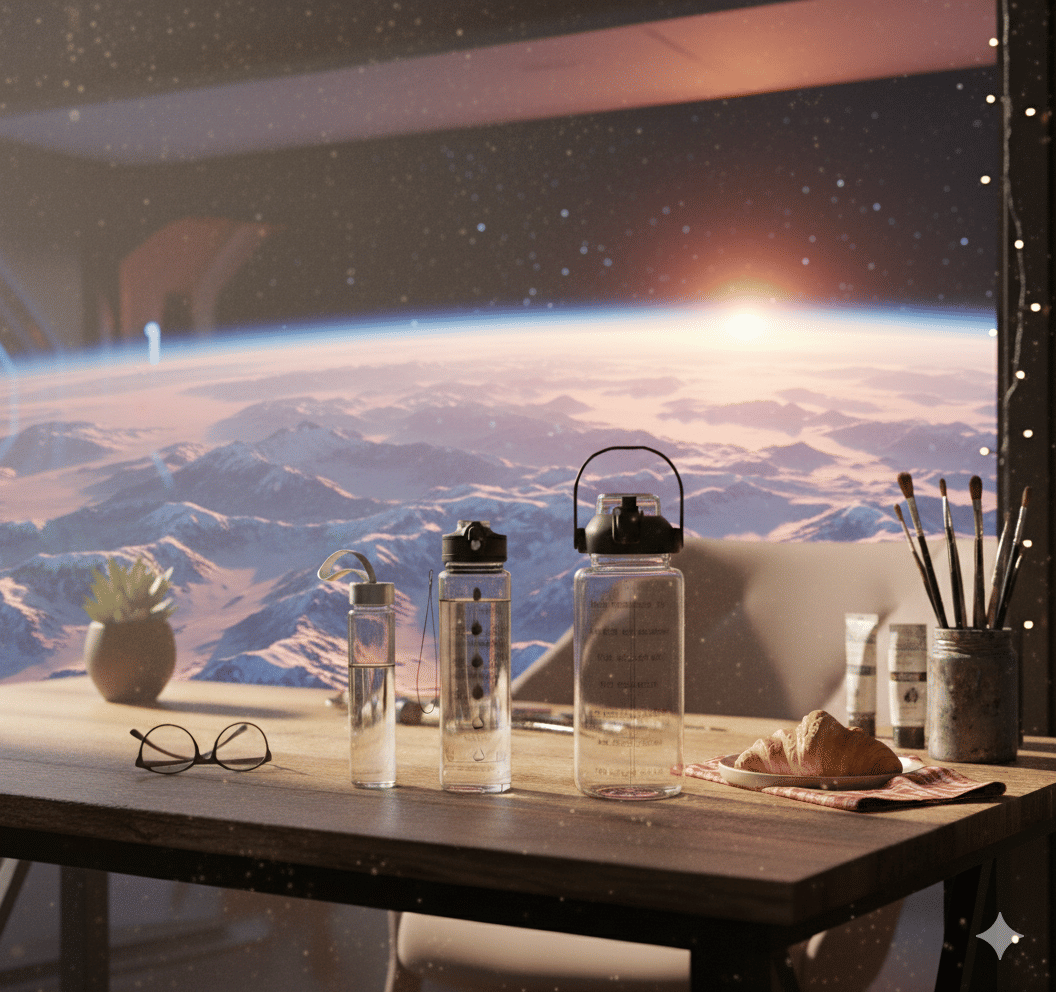 MOONVILLA 3 Pcs Motivational Sipper Water bottle Set Multicolor Plastic Water Bottle 2000 mL ( Set of 3 ) MOONVILLA 3 Pcs Motivational Sipper Water bottle Set Multicolor Plastic Water Bottle 2000 mL ( Set of 3 )