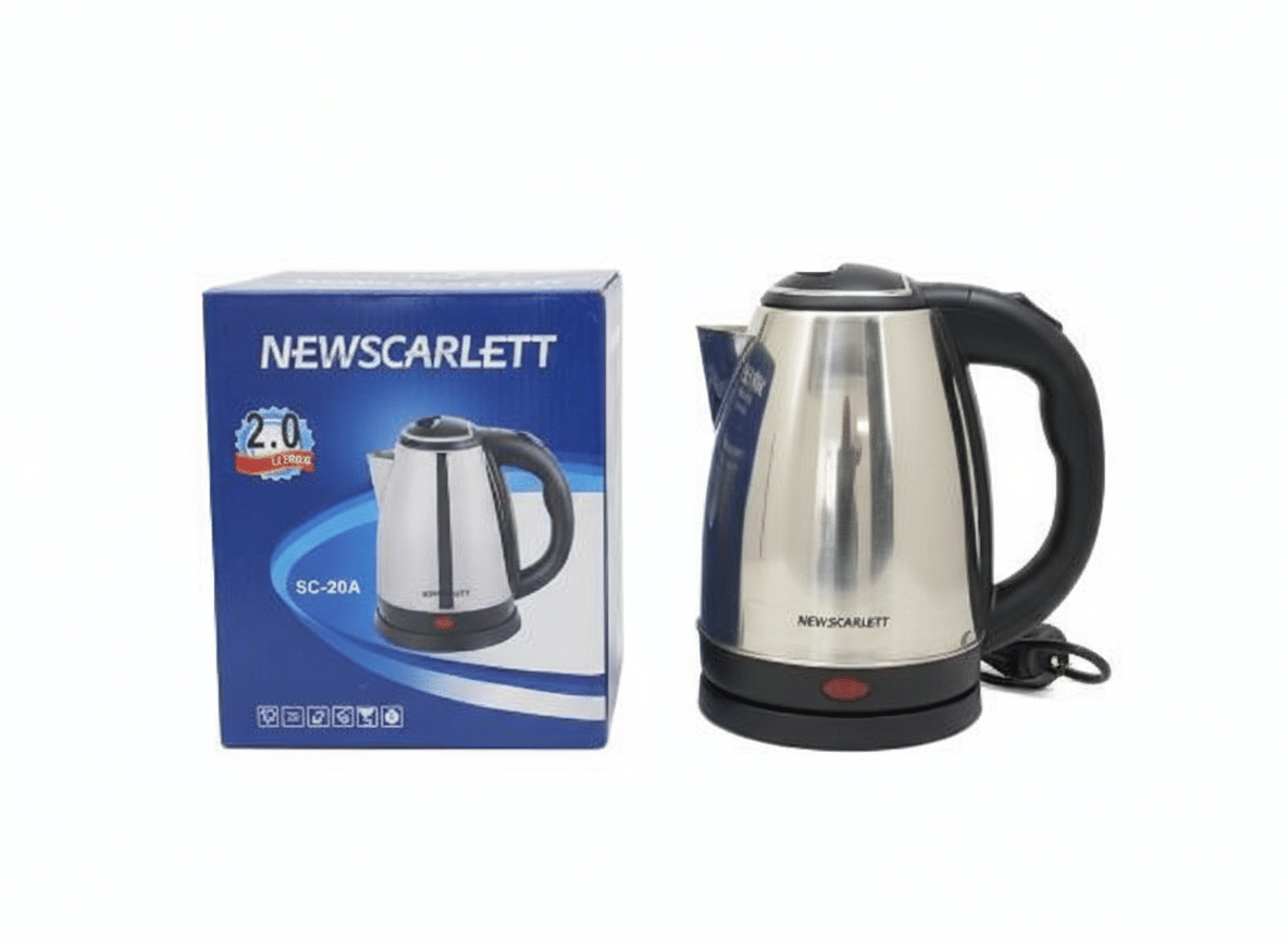     			NilantiX Silver 2 litres Stainless Steel Multifunctional Kettle