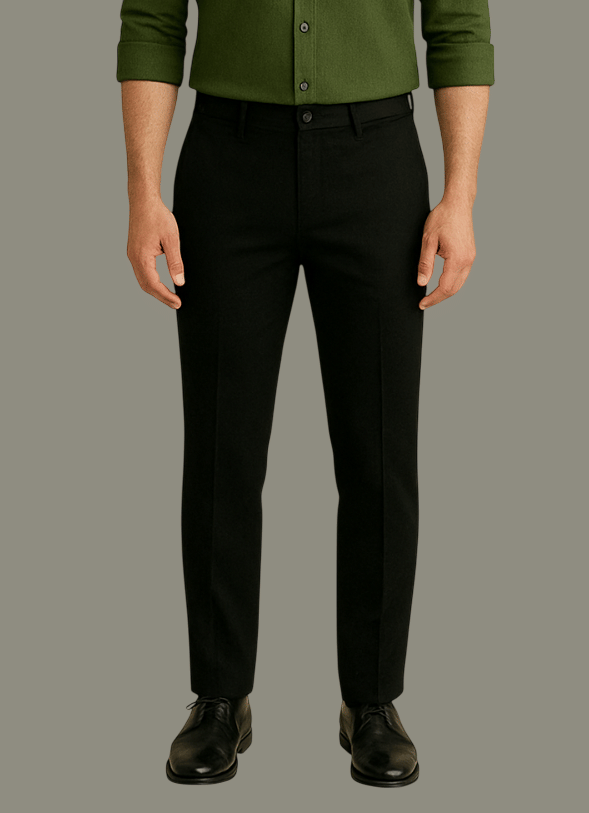     			PANCHVATI CREATION Regular Men's Formal Trouser - Black ( Pack of 1 )