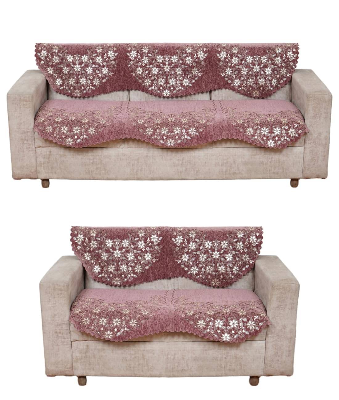     			Sosha Home Decor 5 Seater Velvet Sofa Cover ( Pack of 1 )