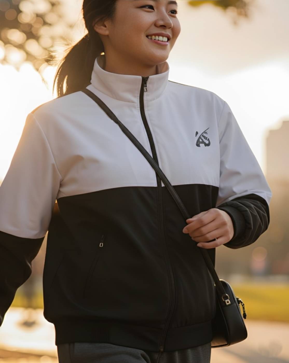     			THECLASSICTOGS Women High Neck Bomber Jacket ( Multi Color )