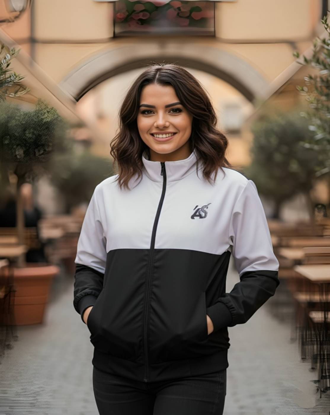 THECLASSICTOGS Women High Neck Bomber Jacket ( Multi Color )     			THECLASSICTOGS Women High Neck Bomber Jacket ( Multi Color )