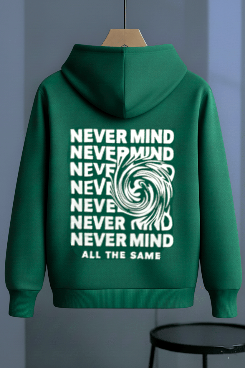     			Try This Cotton Blend Hooded Men's Sweatshirt - Green ( Pack of 1 )