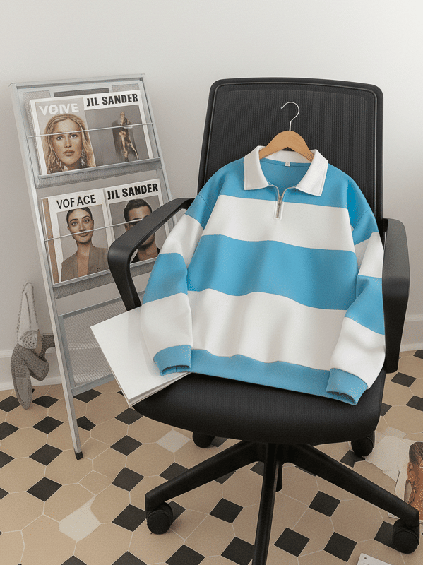 Try This Men Cotton Blend Regular Fit Colorblock Polo T Shirt ( Blue ) Try This Men Cotton Blend Regular Fit Colorblock Polo T Shirt ( Blue )