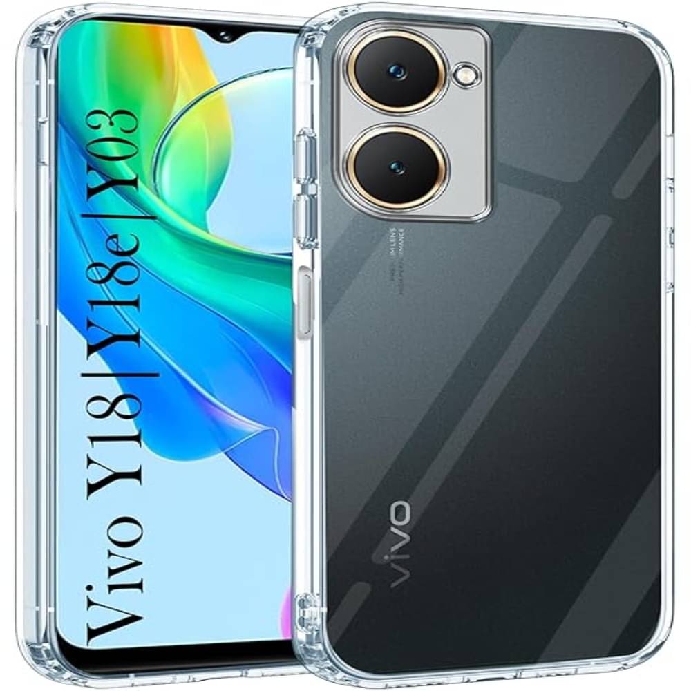 ANDVYA Plain Cases Compatible For Silicon Vivo Y18e ( Pack of 1 ) ANDVYA Plain Cases Compatible For Silicon Vivo Y18e ( Pack of 1 )