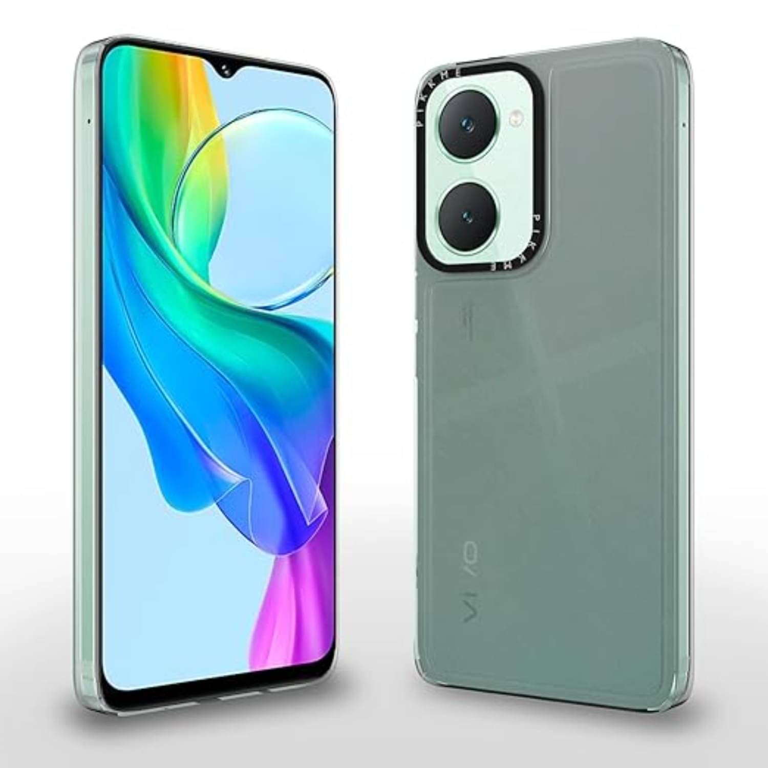     			ANDVYA Plain Cases Compatible For Silicon Vivo T3 Lite ( Pack of 1 )