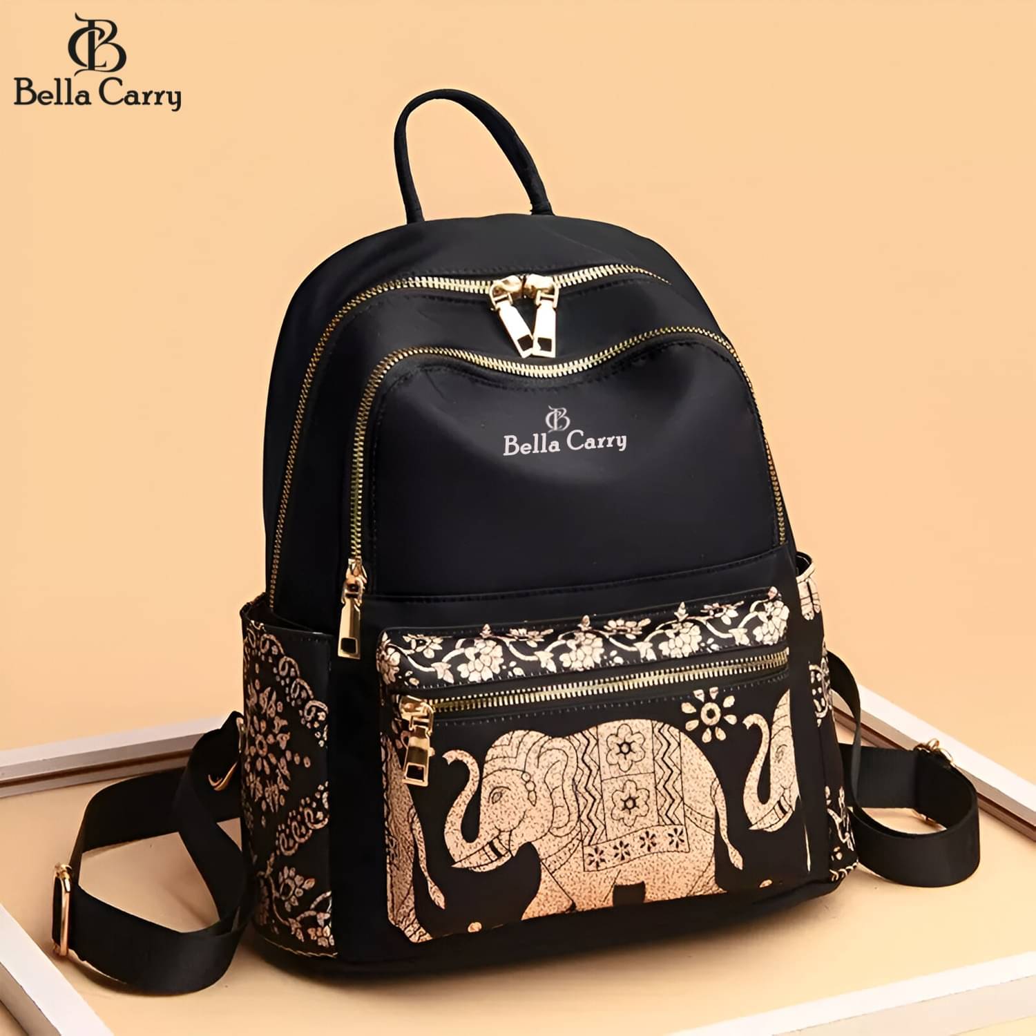     			Bella Carry 18 Ltrs Polyester Backpack *For Girls ( Black )