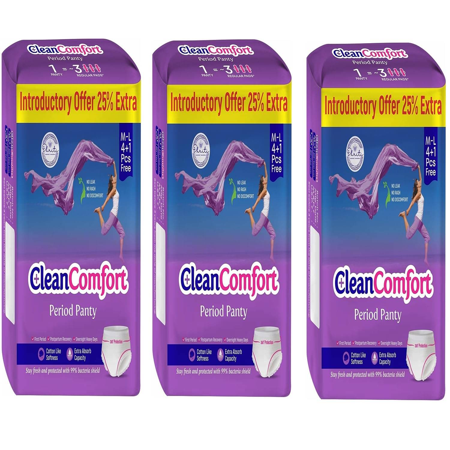     			Clean Comfort Cottony Medium Regular Sanitary Pad