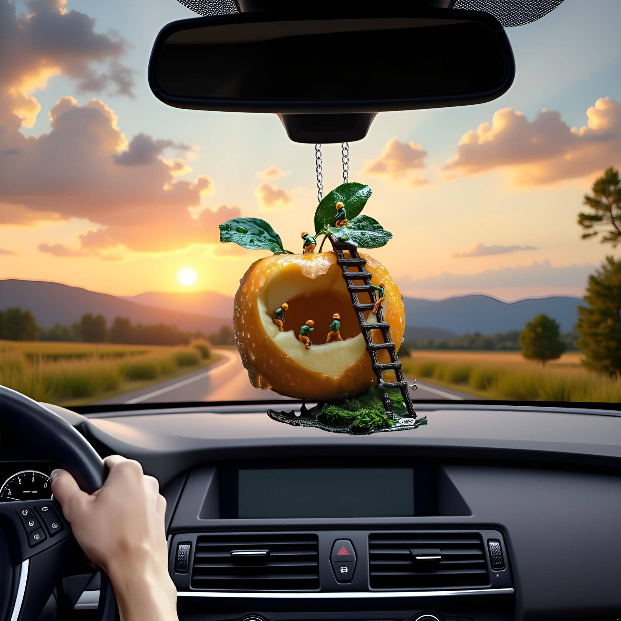 Dealseven Fashion Polyresin Car Hanging For Car ( Pack of 1 )     			Dealseven Fashion Polyresin Car Hanging For Car ( Pack of 1 )