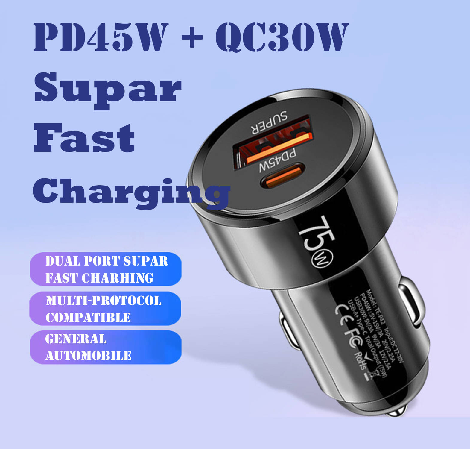     			Gopalvilla Car Mobile Charger CRA032 Black