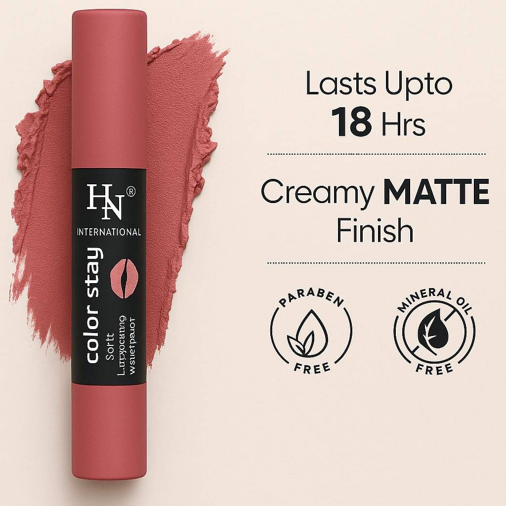     			HighLight Nails Coral Matte Long Lasting Liquid Lipstick ( Pack of 1 )