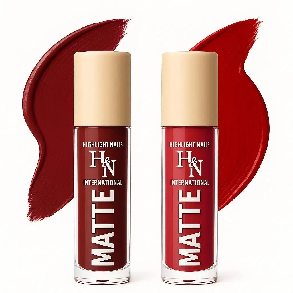     			HighLight Nails Maroon Matte Long Lasting Liquid Lipstick ( Pack of 1 )