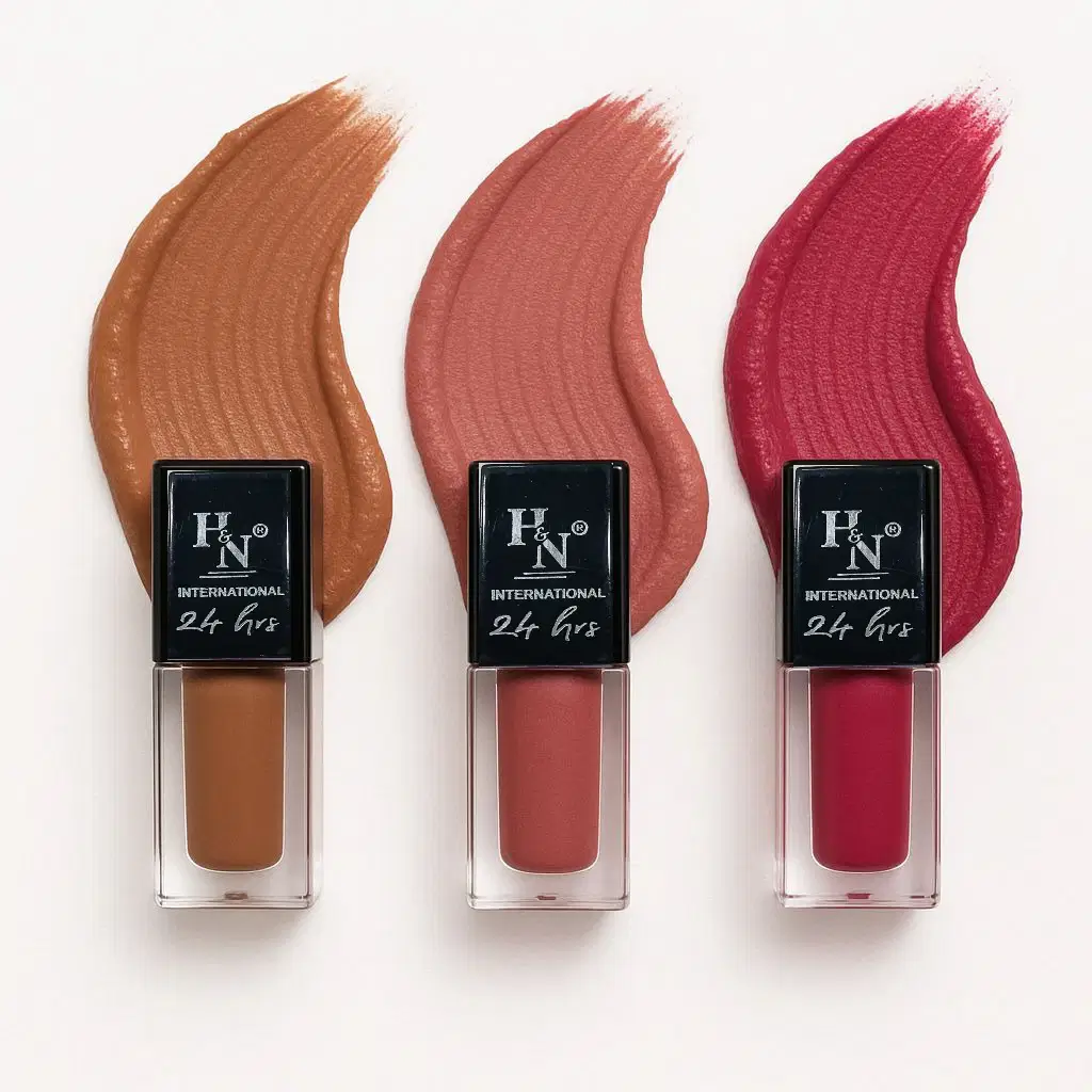 HighLight Nails Multi Matte Long Lasting Liquid Lipstick ( Pack of 3 ) HighLight Nails Multi Matte Long Lasting Liquid Lipstick ( Pack of 3 )