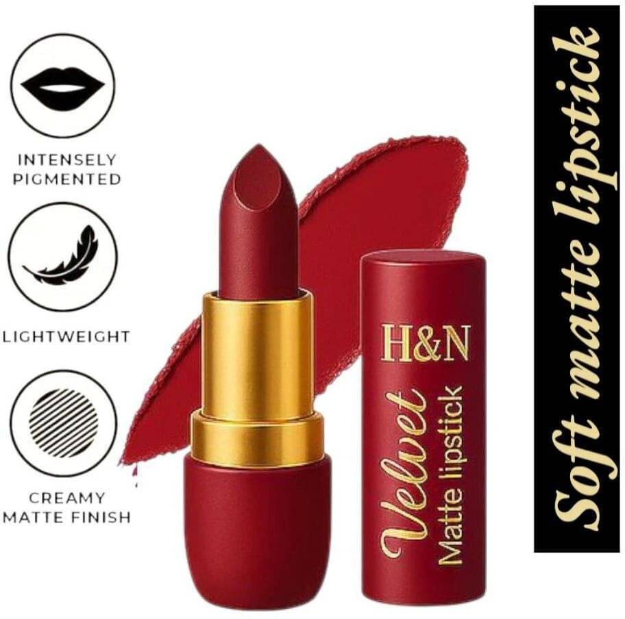 HighLight Nails Red Matte Long Lasting Crayon Lipstick ( Pack of 1 )     			HighLight Nails Red Matte Long Lasting Crayon Lipstick ( Pack of 1 )