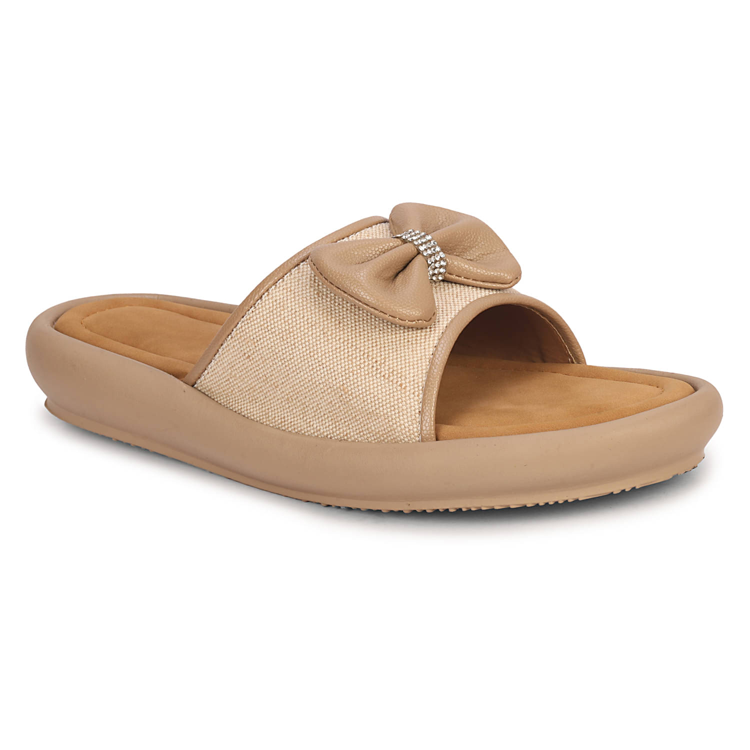     			Ishransh Camel Women's Flats