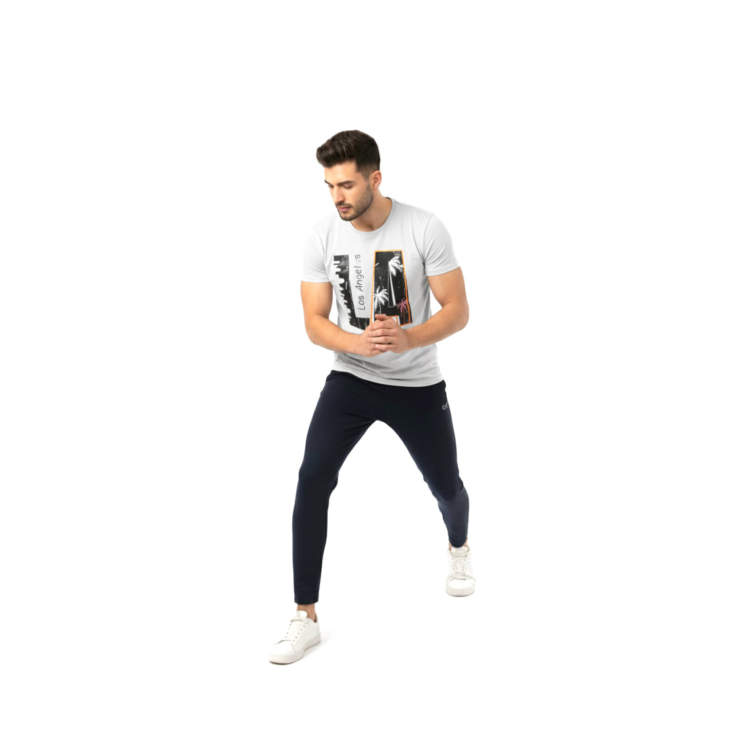 KWINGS Men 100% Cotton Regular Fit Solid T-Shirt ( White ) KWINGS Men 100% Cotton Regular Fit Solid T-Shirt ( White )