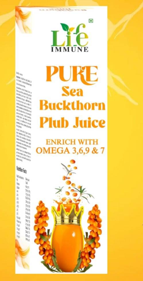     			Life immune Himalayan Sea Buckthorn plub JUICE 1000 ml (Pack of 1)